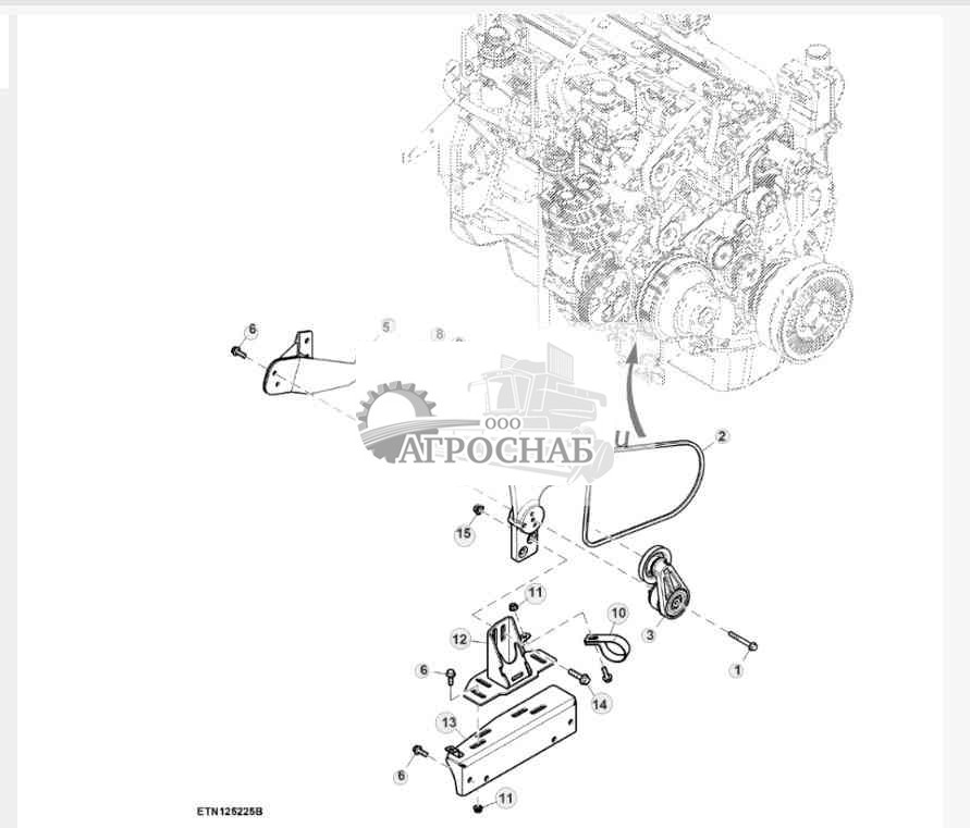 Привод воздушного компрессора, Tier 2 